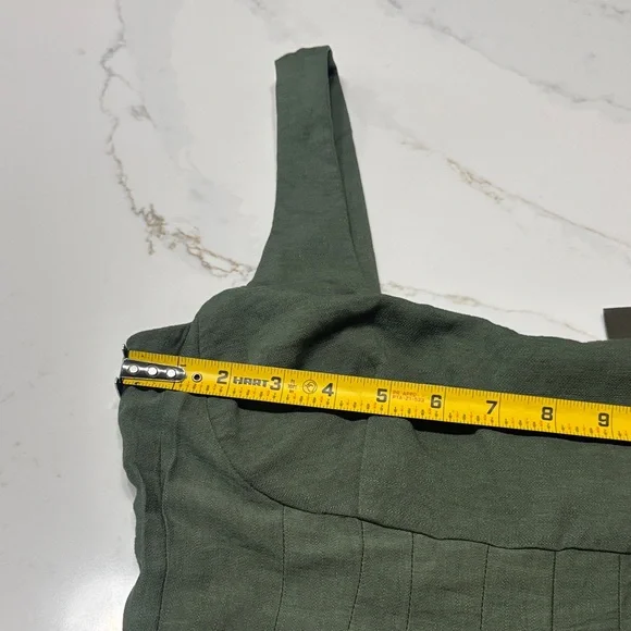 Taylor Forest Green Wide Leg Jumpsuit - Picture 7 of 15